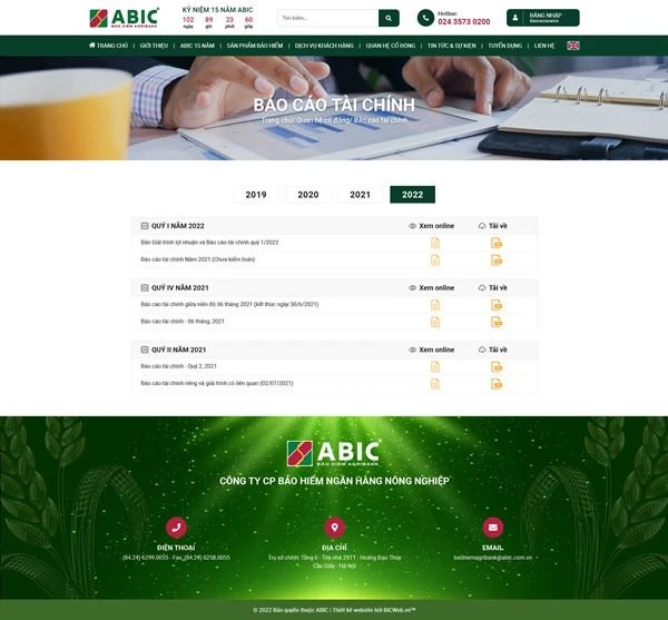 Bảo hiểm ngân hàng Nông nghiệp ABIC