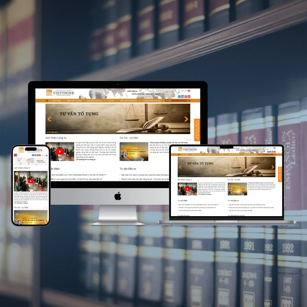 Thiết kế website công ty luật Vietthink