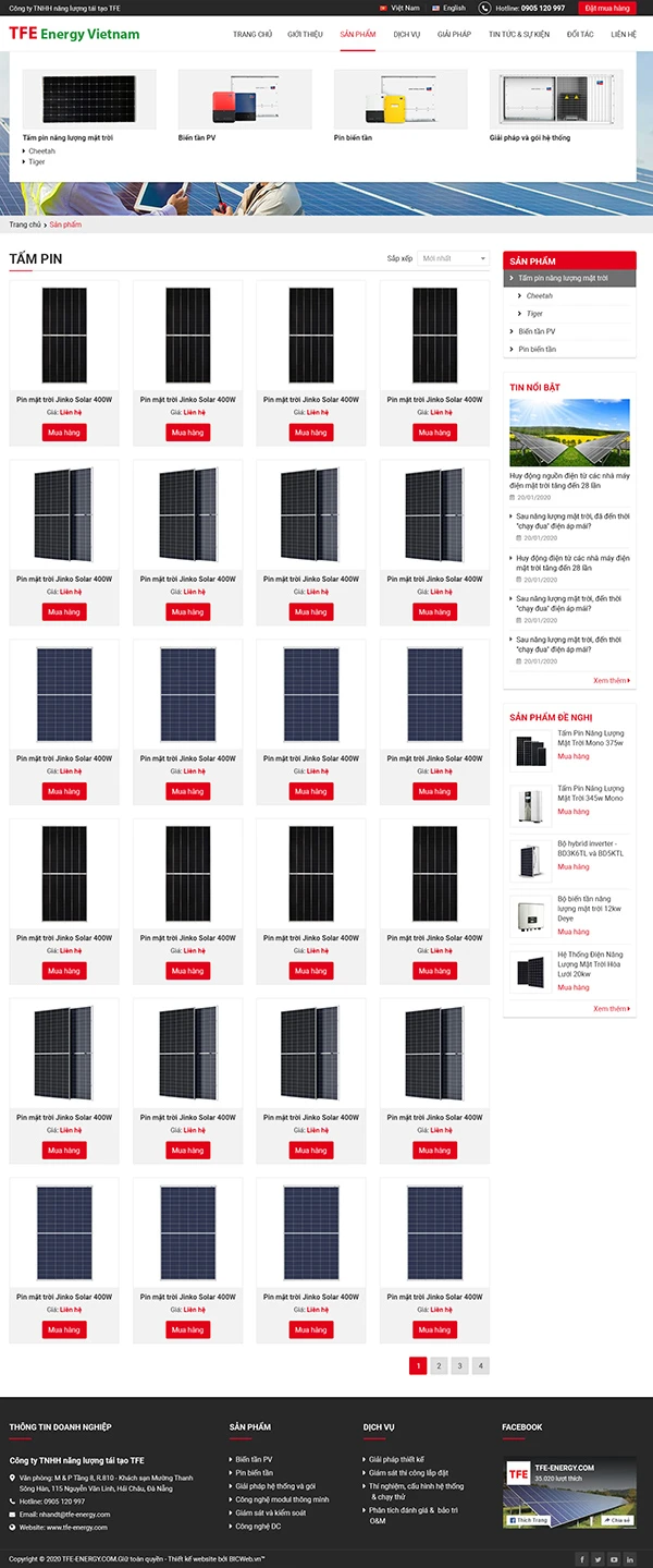 Công ty TNHH năng lượng tái tạo TFE- ENERGY Việt Nam