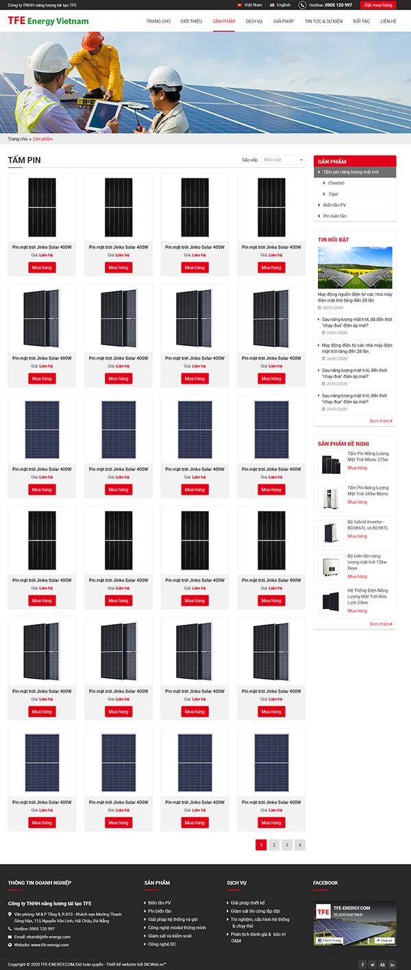 Công ty TNHH năng lượng tái tạo TFE- ENERGY Việt Nam