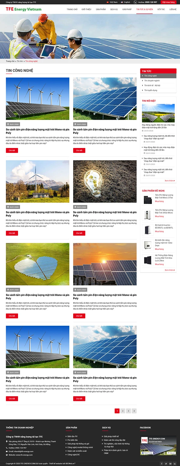 Công ty TNHH năng lượng tái tạo TFE- ENERGY Việt Nam