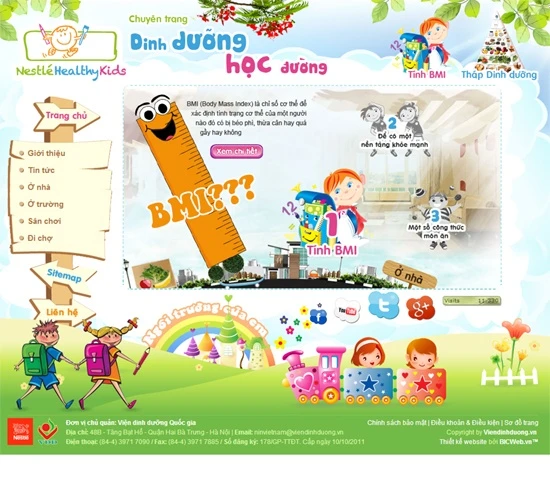Chuyên trang Giáo dục dinh dưỡng học đường