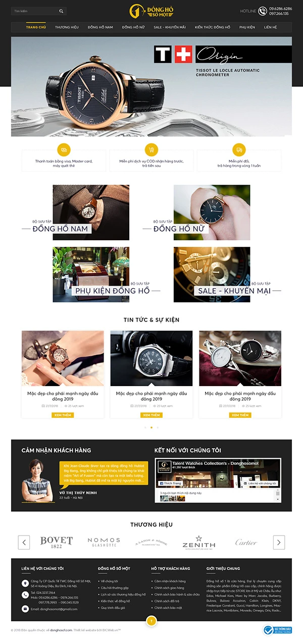 Web bán hàng đồng hồ