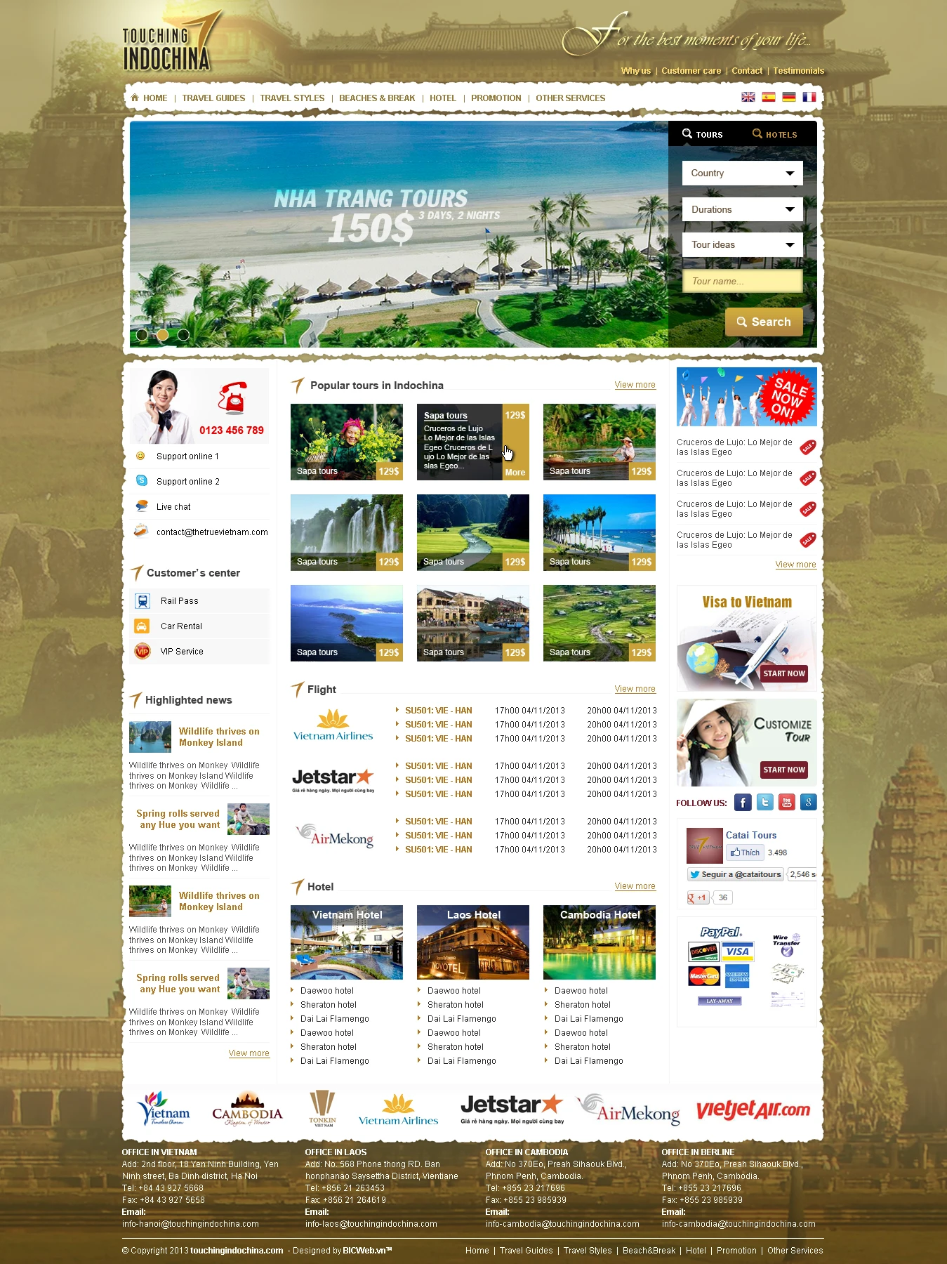 Thiết kế website todo-travel.com​Công ty Du lịch Lữ hành tại Hà Nội
