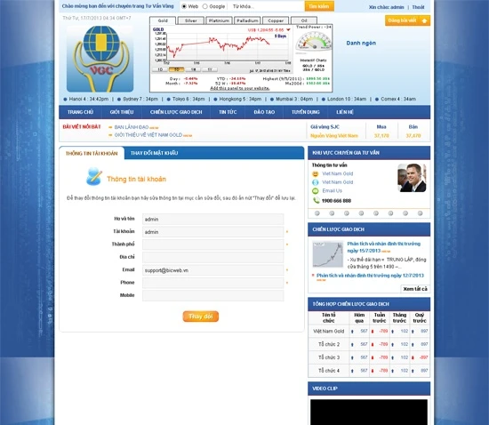 Chuyên trang tin tức Vietnamgold