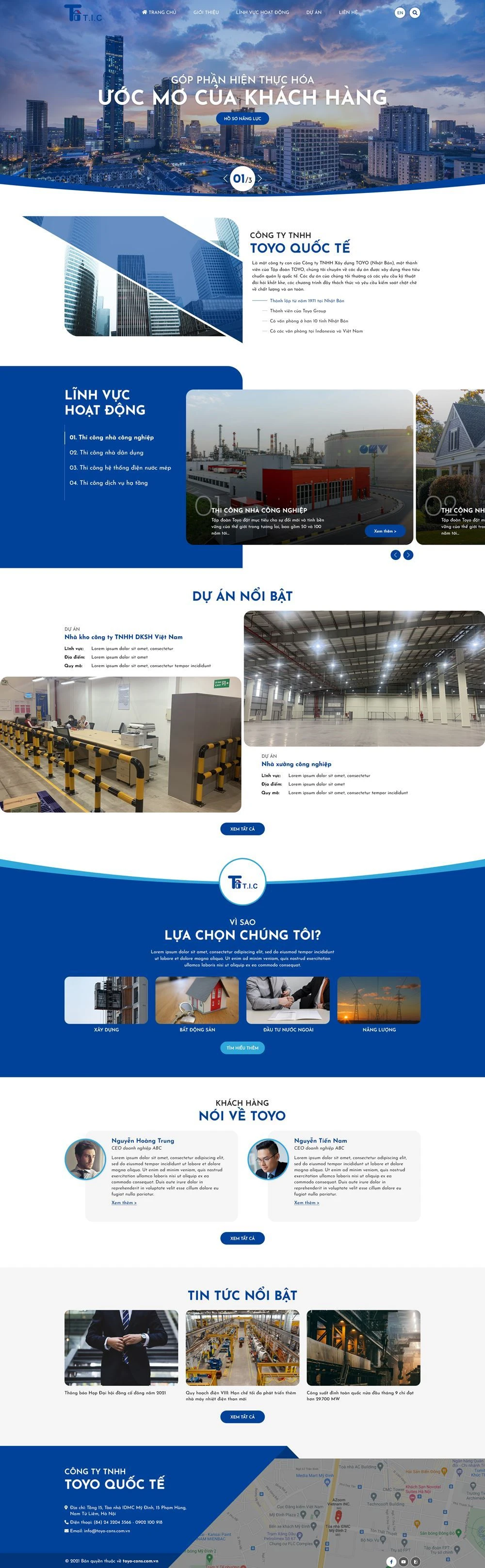 Công ty xây dựng Toyo - Nhật Bản