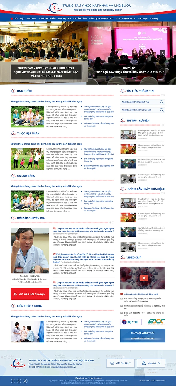 Trung Tâm Y Học Hạt Nhân và Ung Bướu Bệnh Viện Bạch Mai