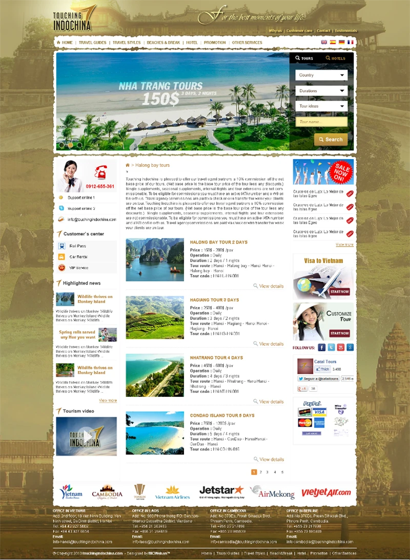 Thiết kế website todo-travel.com​Công ty Du lịch Lữ hành tại Hà Nội