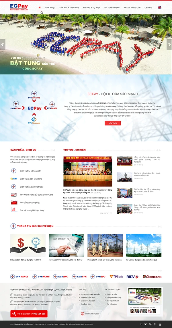 Giải pháp thanh toán Điện lực và Viễn thông - ECPAY
