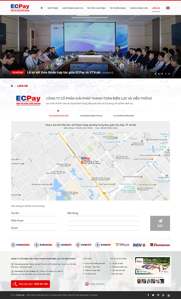 Giải pháp thanh toán Điện lực và Viễn thông - ECPAY