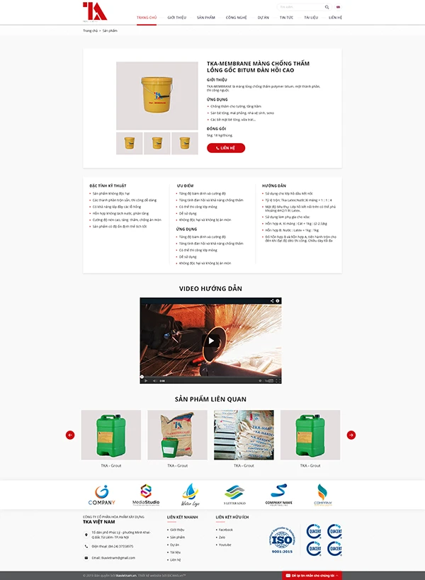 Công ty CP Hóa phẩm xây dựng TKA Việt Nam