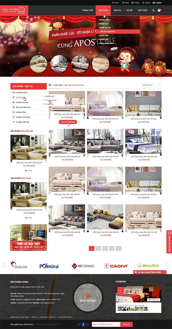 ApoStore - Công ty tư vấn - thiết kế - cung cấp các sản phẩm nội thất