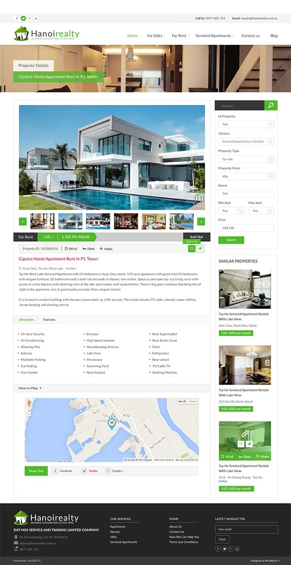 Hanoirealty.com.vn - Chuyên cung cấp thông tin BĐS cho khách hàng & nhà đầu tư nước ngoài ở Việt Nam