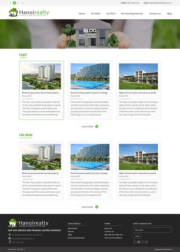 Hanoirealty.com.vn - Chuyên cung cấp thông tin BĐS cho khách hàng & nhà đầu tư nước ngoài ở Việt Nam