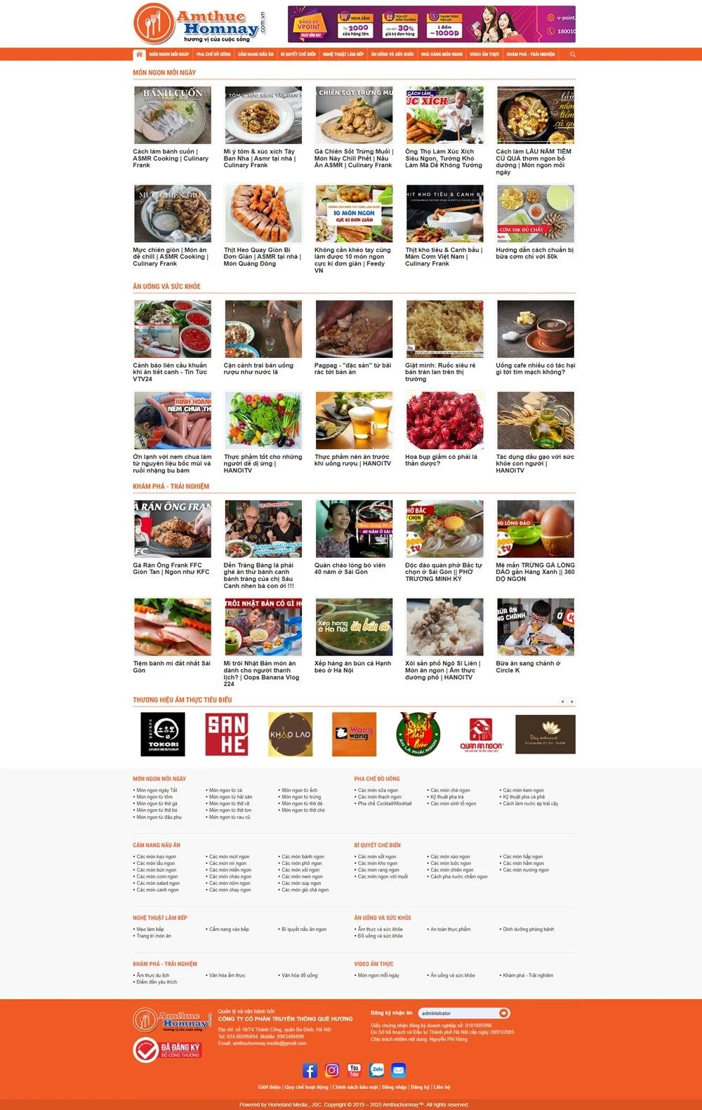 Trang thông tin ẩm thực