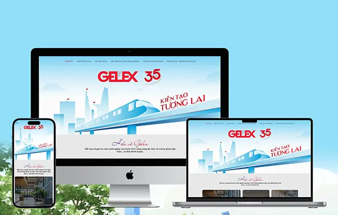 BICWeb thiết kế website sự kiện kỷ niệm 35 năm Tập đoàn Gelex