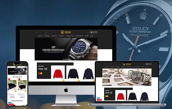 Thiết kế website bán đồng hồ