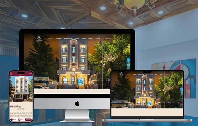 Thiết kế website khách sạn tại Đà Lạt