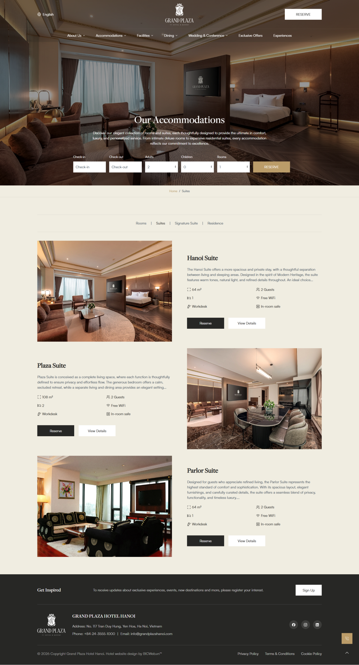 Khách sạn 5 sao Grand Plaza