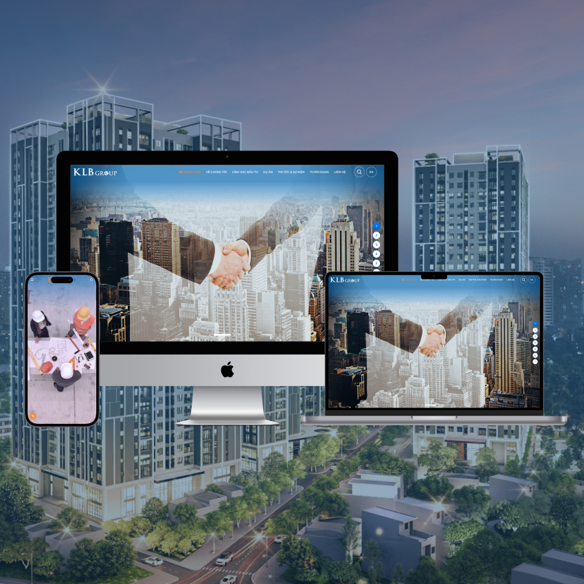 Thiết kế website bất động sản KLB Group
