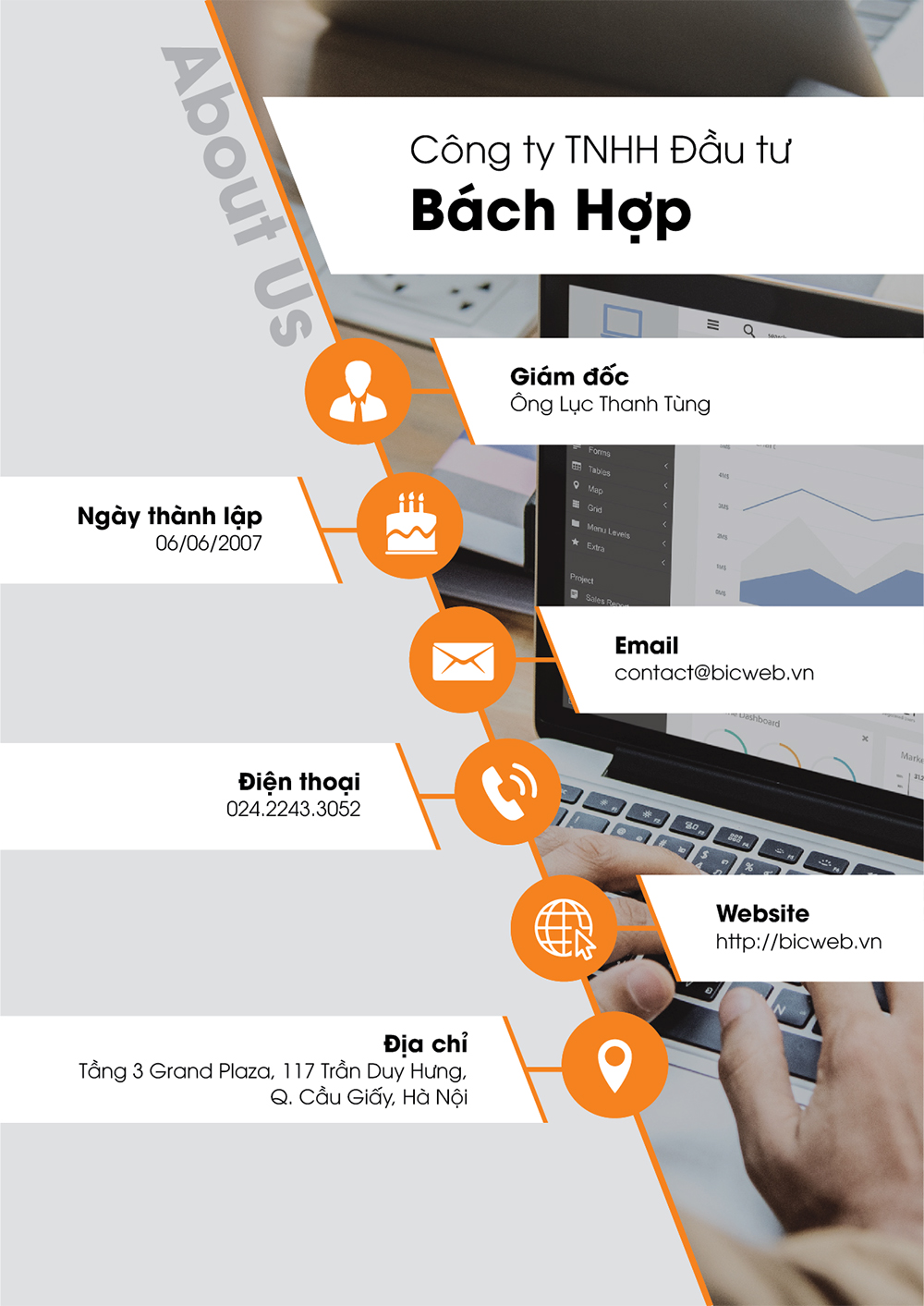 dự án bicweb