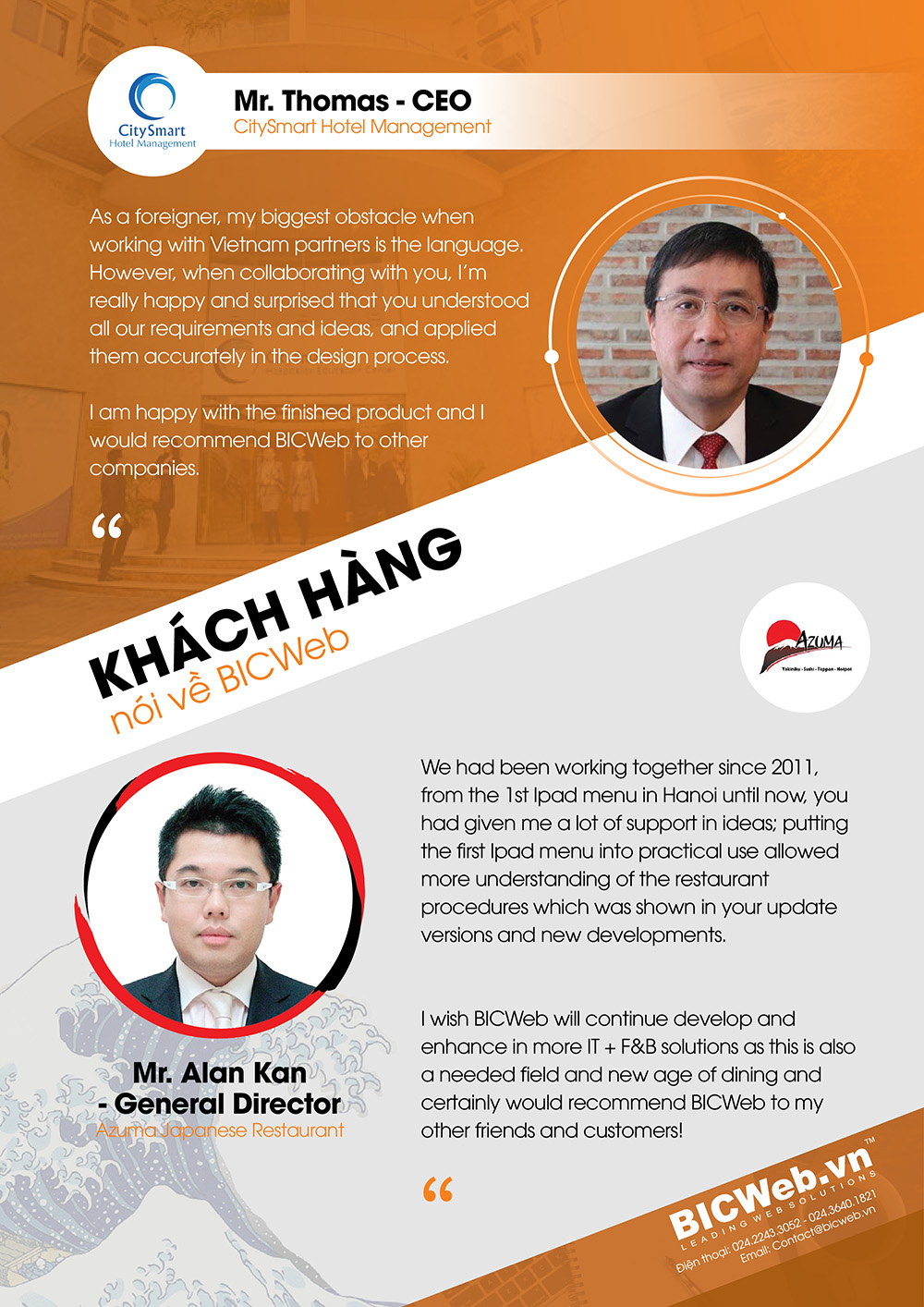 dự án bicweb